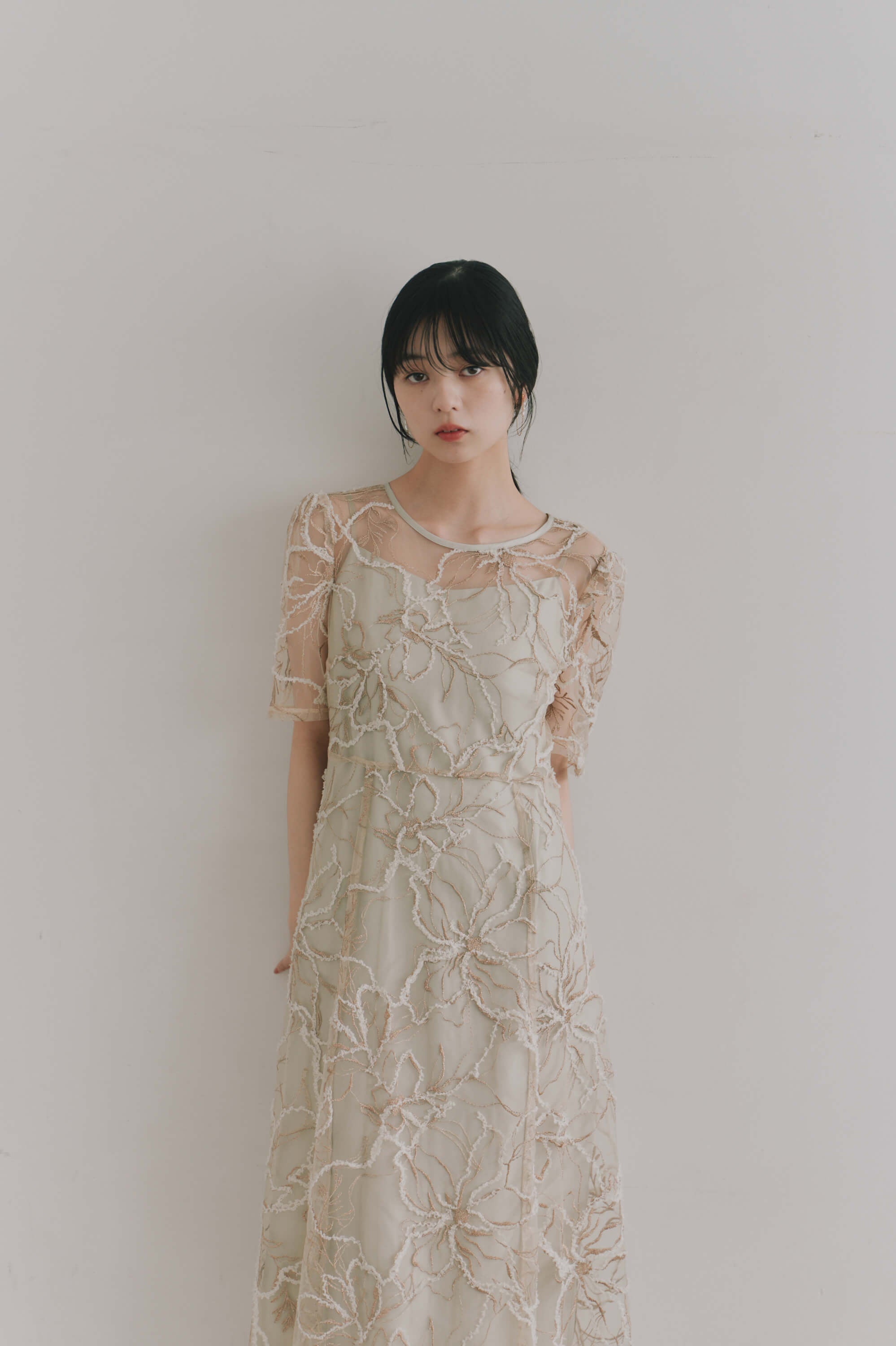 kaene エンブロイダリーモールレースドレス / 101187 結婚式パーティー