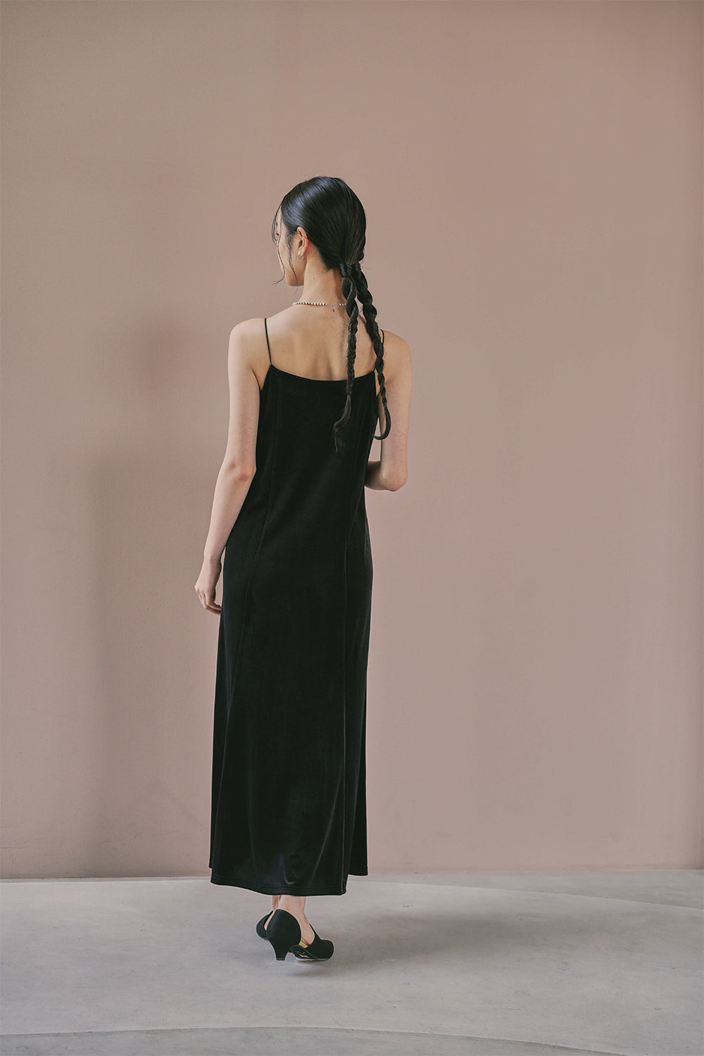 kaene シアージャケットセットベロアドレス / 101100 | モデル身長170cm 着用サイズM(38)