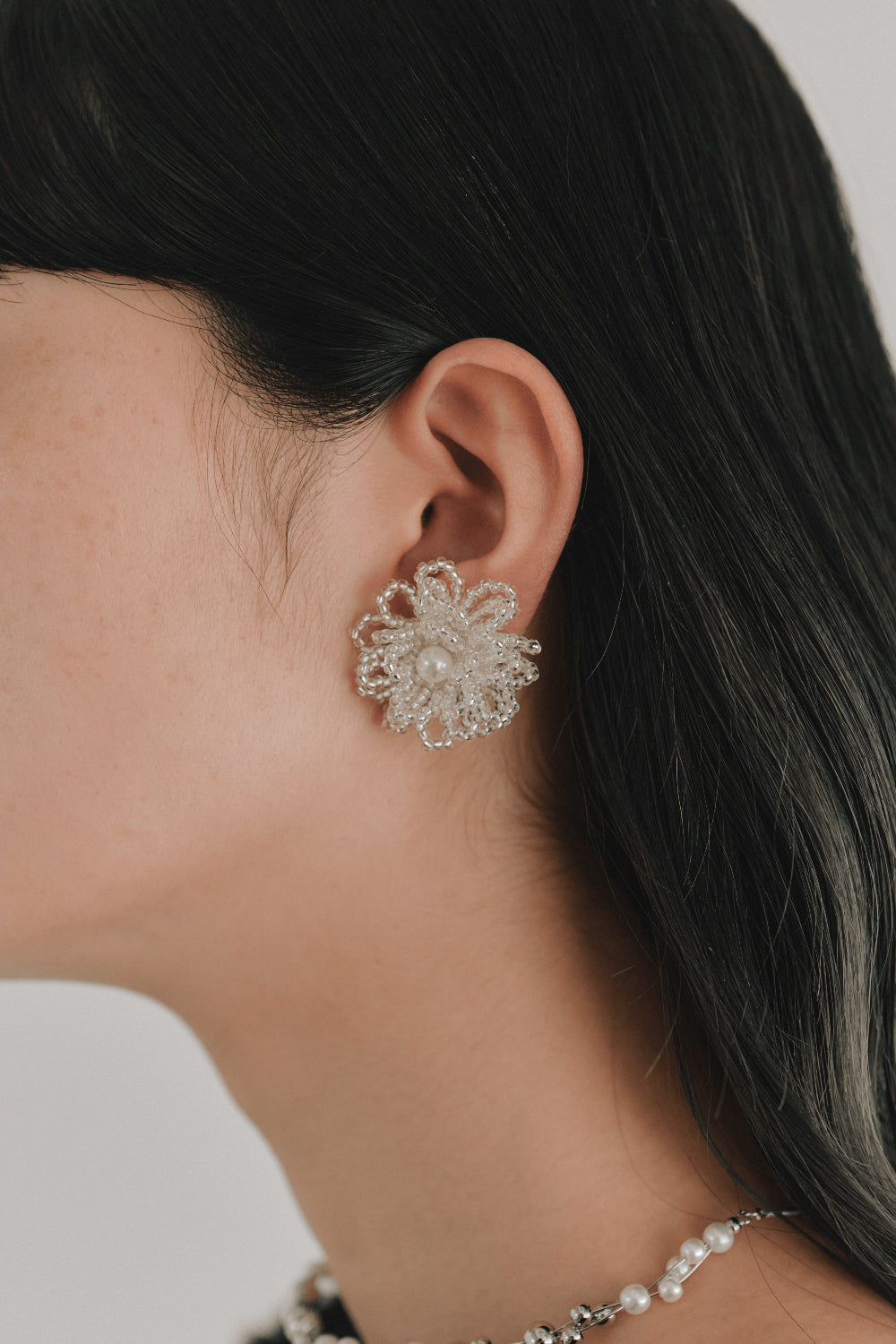 kaene ブロッサムシャインイヤリング / 032007 | silver