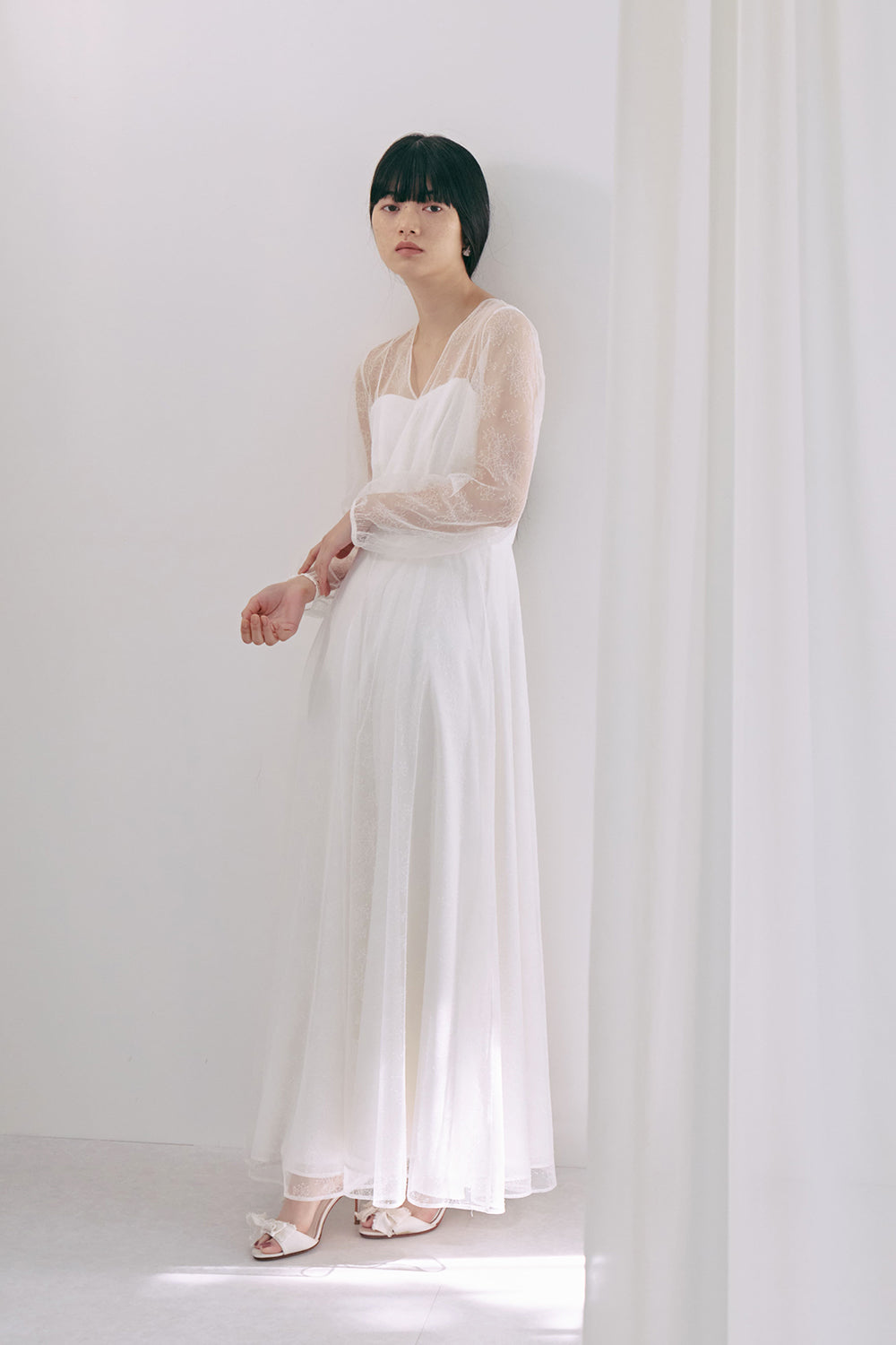 kaene公式オンラインストア レース×シフォンドレス / 100570 結婚式 
