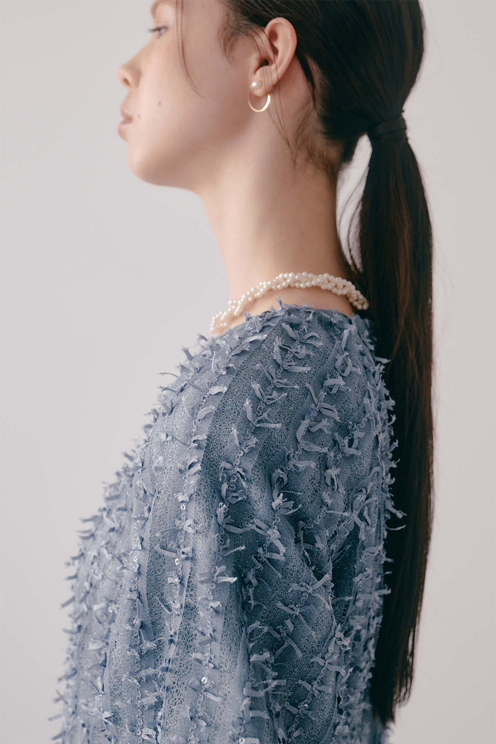 ラウンドパールイヤーカフ / 031786