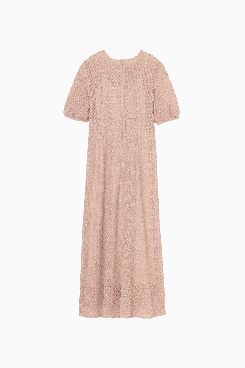 kaene スパンコールレースドレス / 101006 | ※実際はペチコートの丈が5cm長くなります。