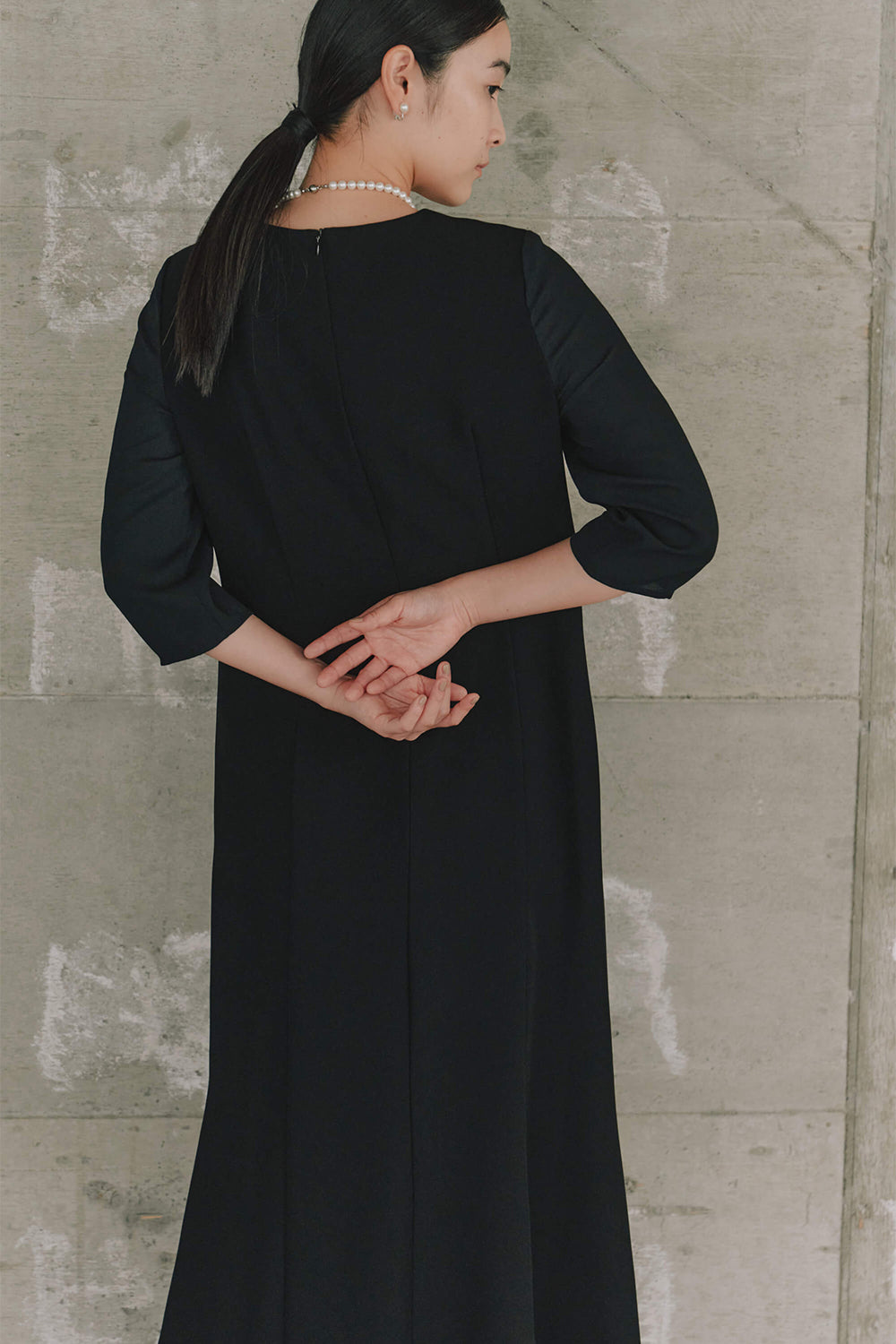 kaene フォーマルセットドレス / 002143 | モデル身長162cm 着用サイズM(38)