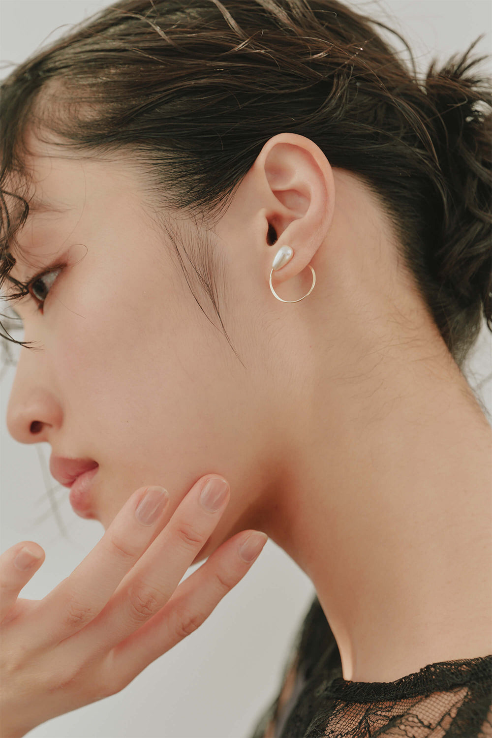 kaene ラウンドパールイヤーカフ / 031786