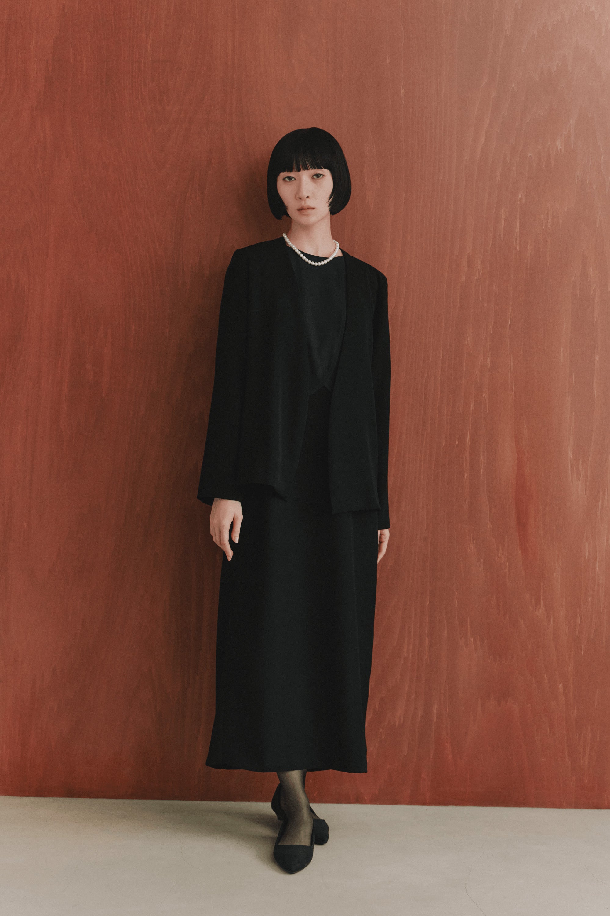 スーツ・フォーマル・ドレス nao kaene ノーカラーマルチジャケット / 005367 結婚式パーティー
