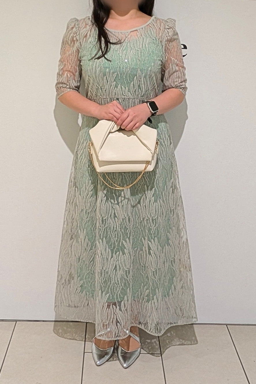 kaene　スパンコールアネモネドレス / 100924 | Customer Snap 153cm/M(38) ヒール4cm