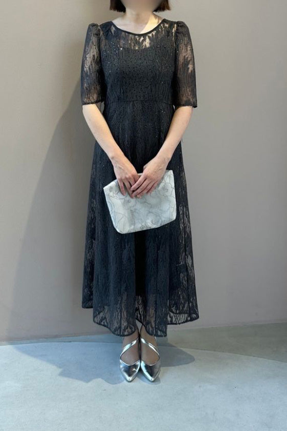 kaene　スパンコールアネモネドレス / 100924 | Customer Snap 164cm/M(38) ヒール4cm