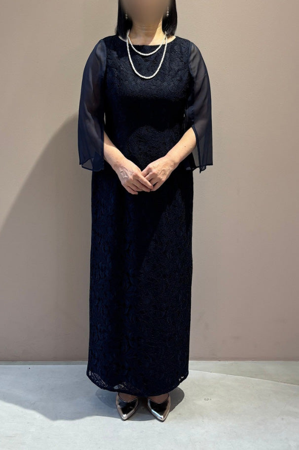 kaene　フルラレースフレアースリーブドレス / 101148 | Customer Snap 160cm/L(40) ヒール4cm