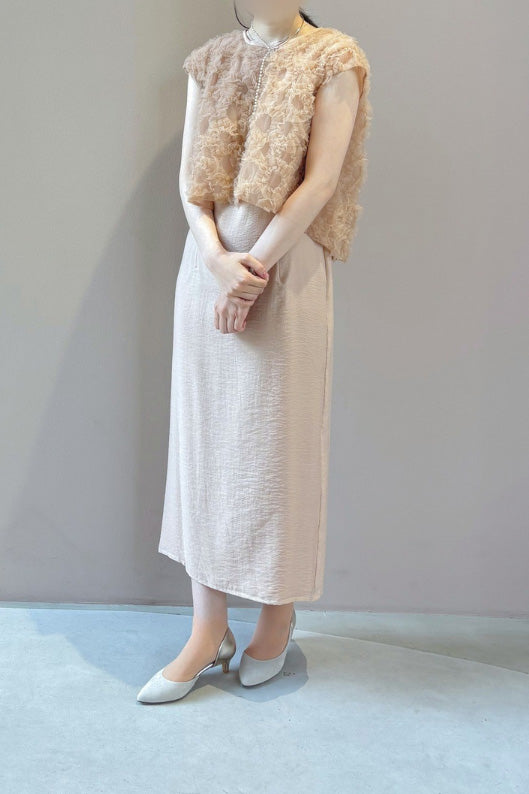 kaene　フラッフィーフラワーコンビドレス / 101173 | Customer Snap 167cm/M(38) ヒール4cm