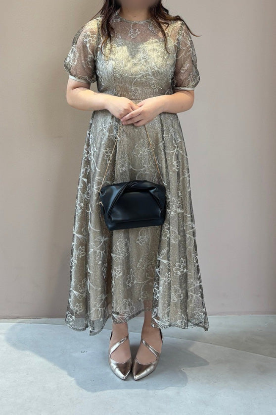 kaene　ラインフラワーランダムヘムドレス / 101189 | Customer Snap 157cm/S(36) ヒール4cm