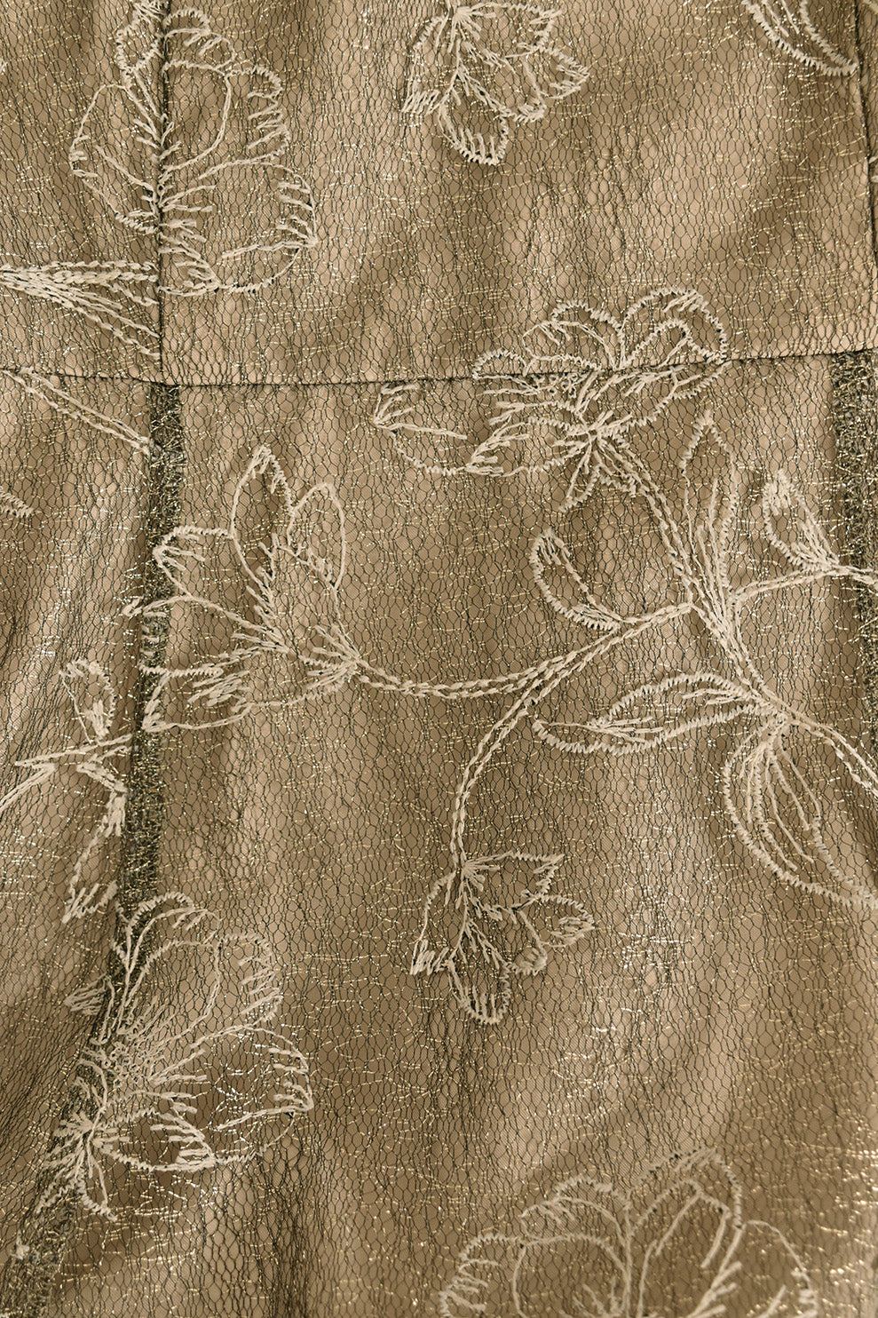 kaene  ラインフラワーランダムヘムドレス / 101189 結婚式用ドレス beige | beige