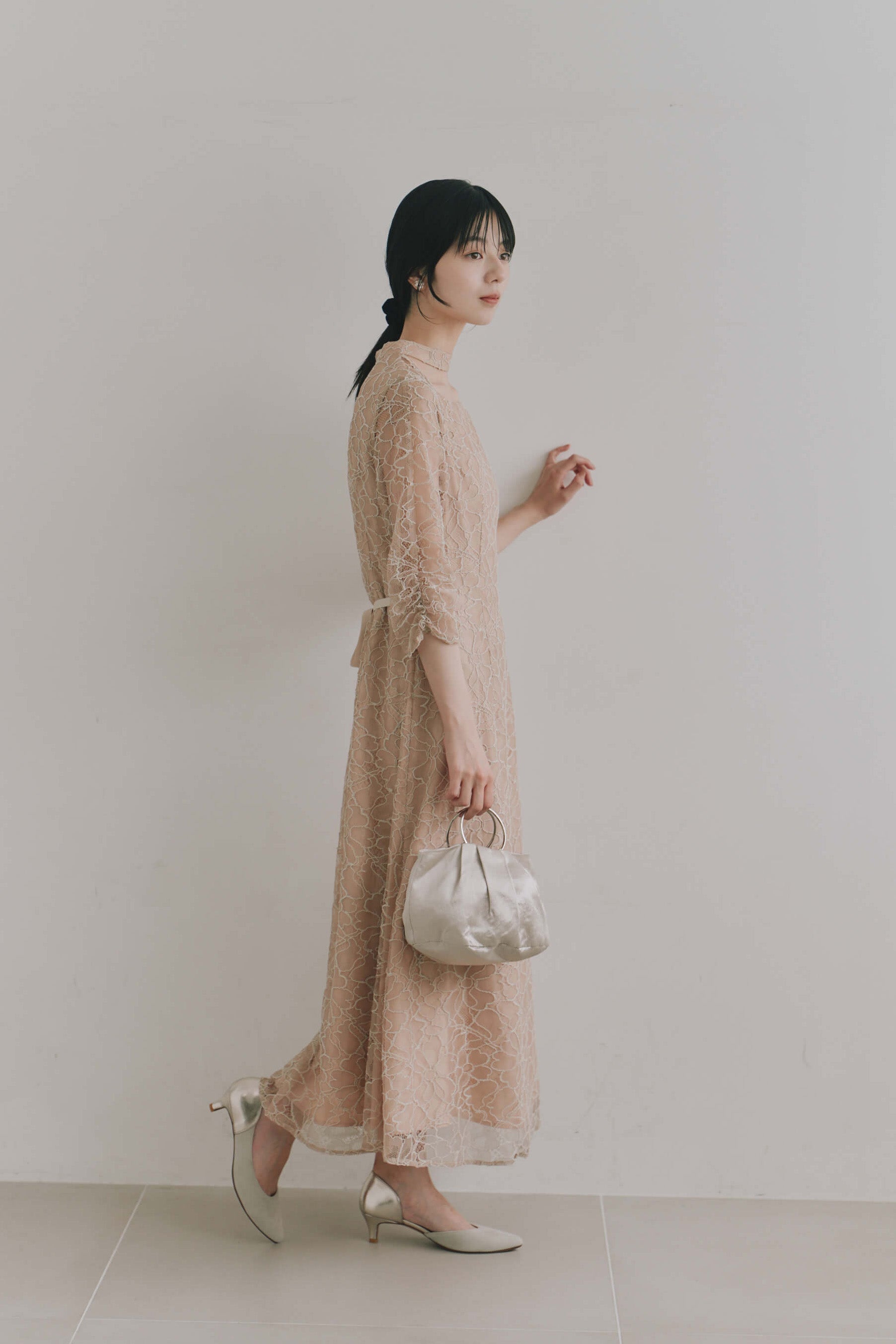kaene コードレースチョーカーネックドレス / 101206 結婚式パーティー