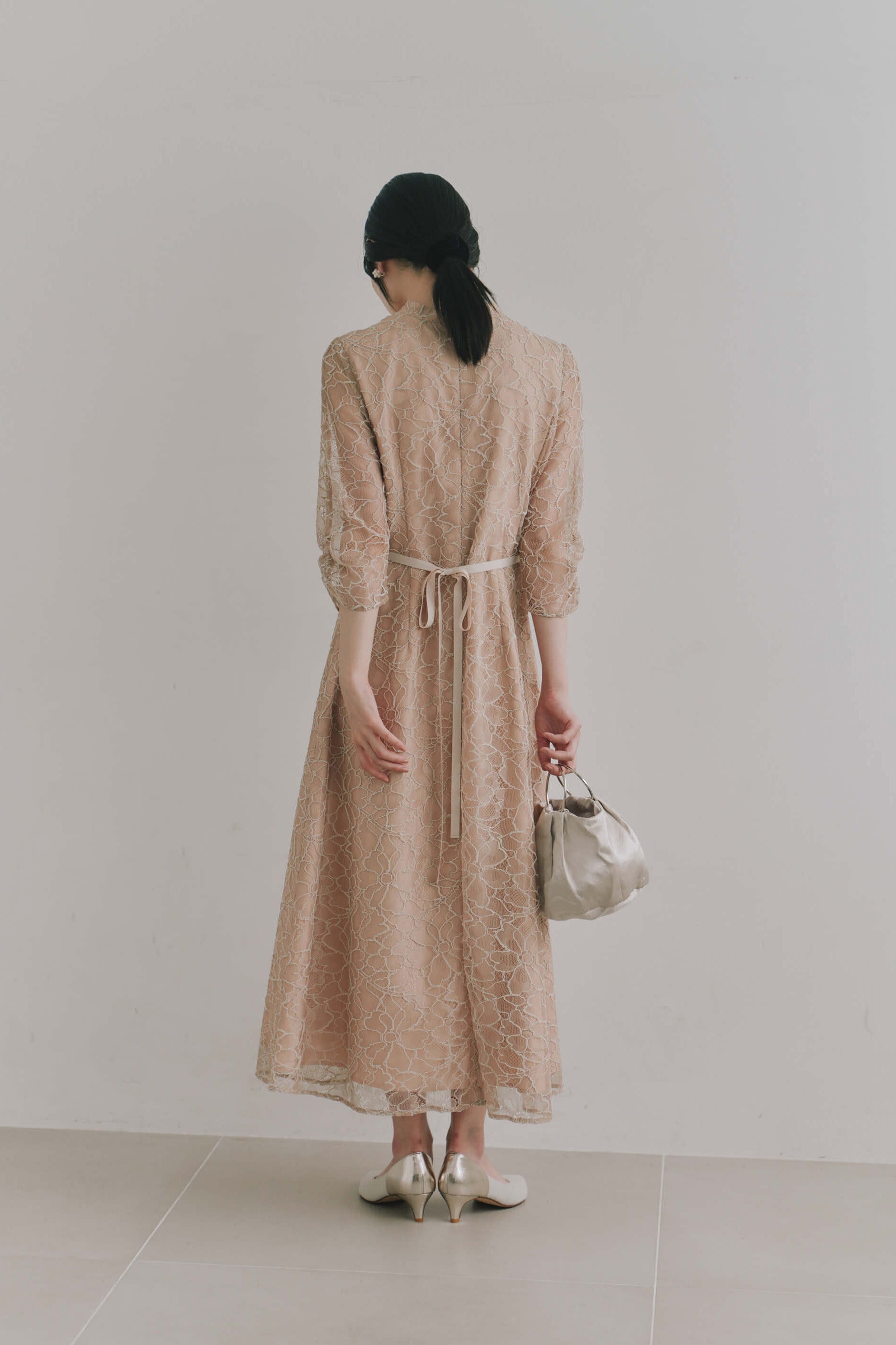 kaene コードレースチョーカーネックドレス / 101206 結婚式パーティー