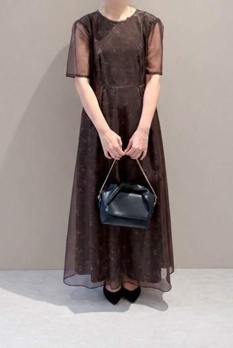 kaene　ニュアンスフラワーシアードレス / 101214 | Customer Snap 150cm/S(36) ヒール4cm