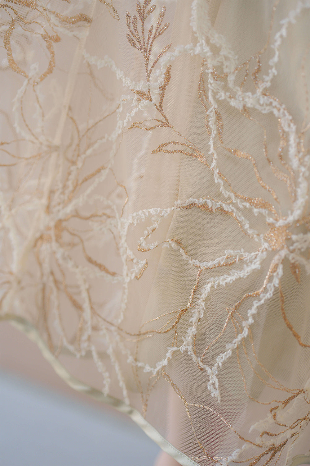 kaene  エンブロイダリーモールレースドレス / 101187 | 