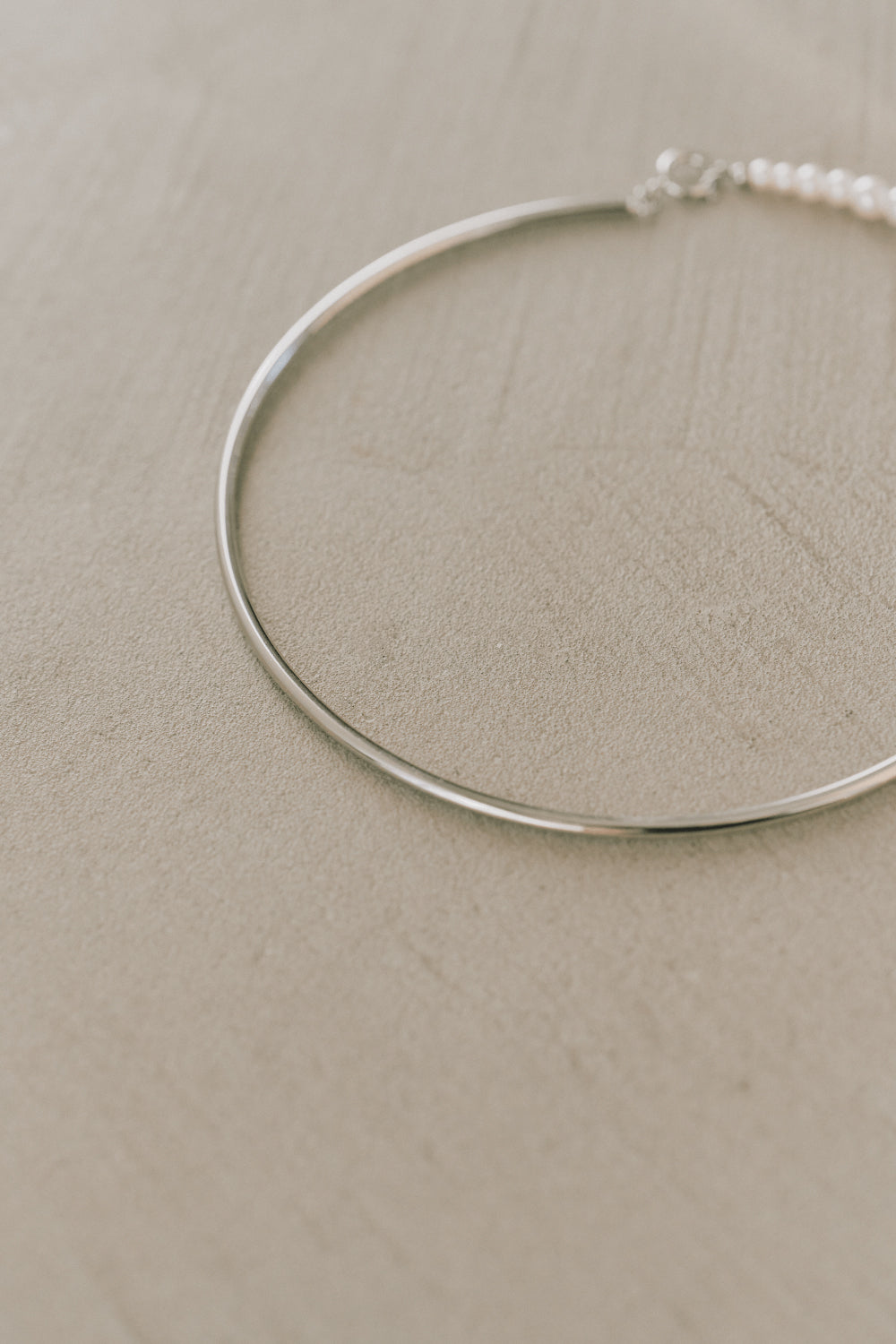 kaene　セミサークルパールネックレス / 032005 | silver（シルバー）