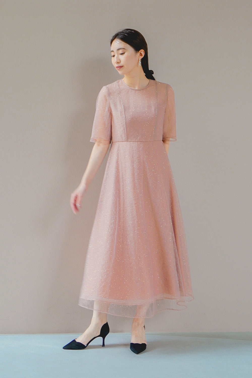 kaene ラメミックスエアリードレス / 100955 結婚式