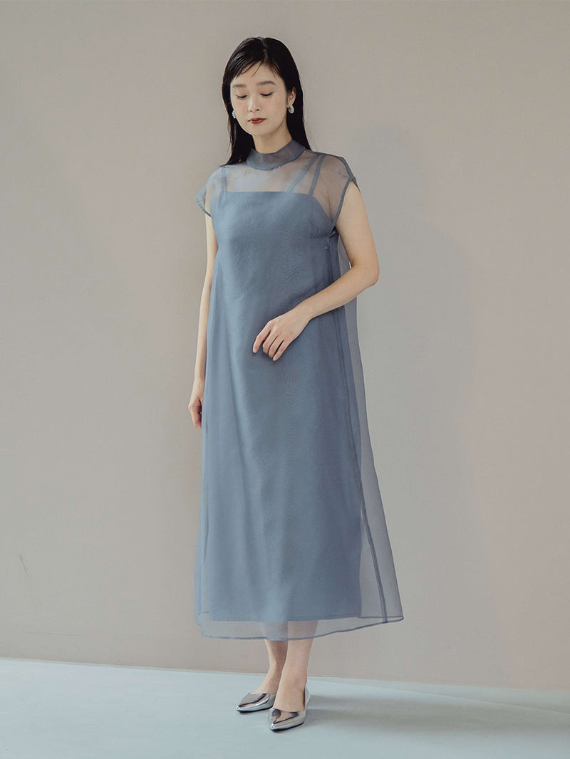 IRENE アイレネ Organza Shirt Dress オーガンジードレス - ロング ...