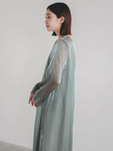 kaene　ラメシャンブレードレス/100921 | モデル身長162cm　着用サイズ1