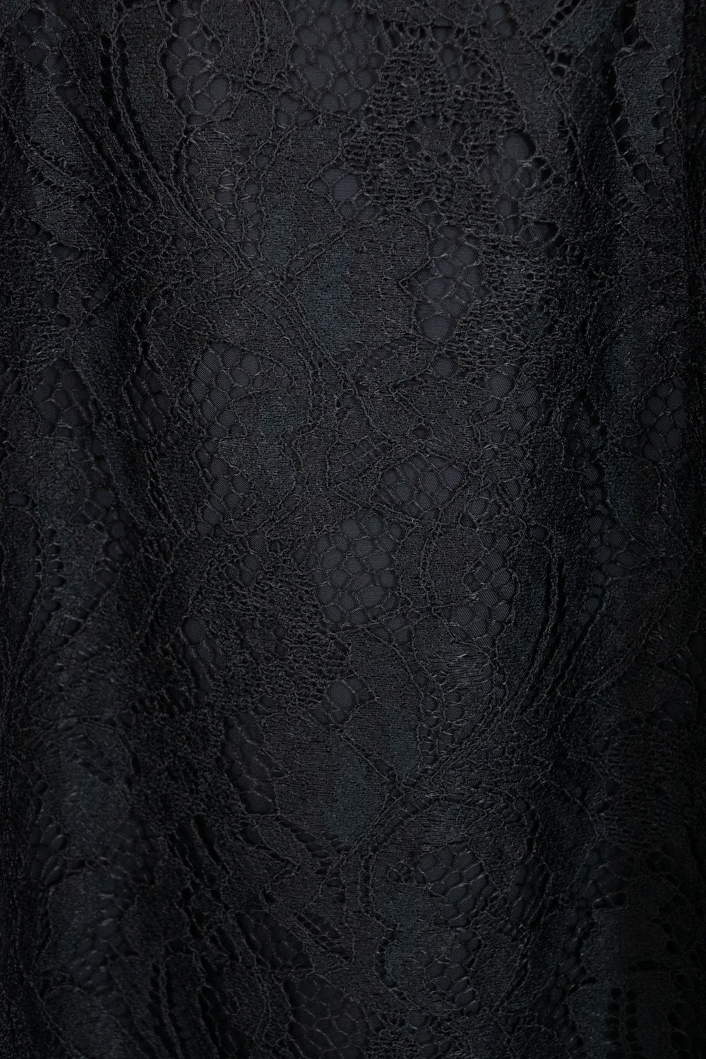 kaene フルラレースフレアースリーブドレス / 101148 | black