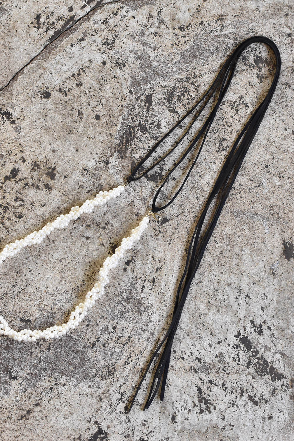 健康アクセサリー nene kaene公式オンラインストア パール2wayネックレスベルト / 003071