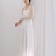 kaene レース×シフォンドレス / 100570 | モデル身長165cm　着用サイズ36
