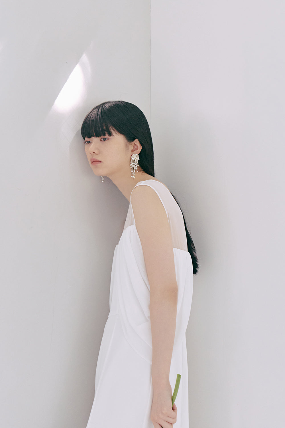 Kaene - 美品❣️kaene ダークブルー Vネックラップドレス