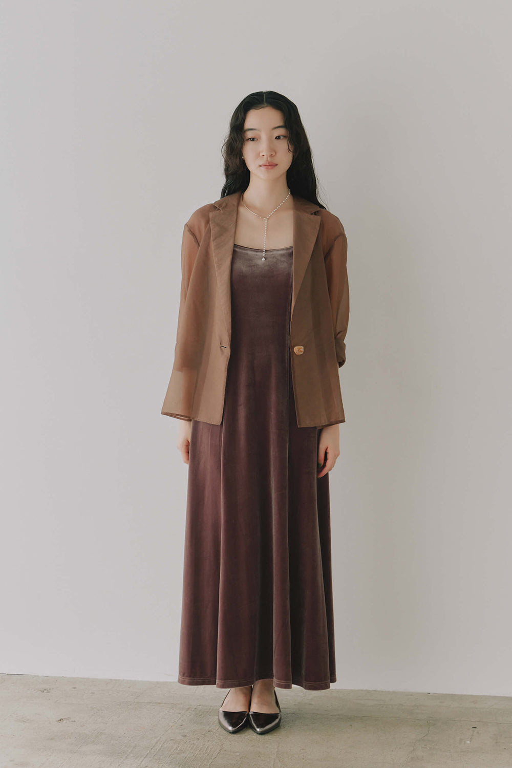 kaene シアージャケットセットベロアドレス / 101100 結婚式パーティー