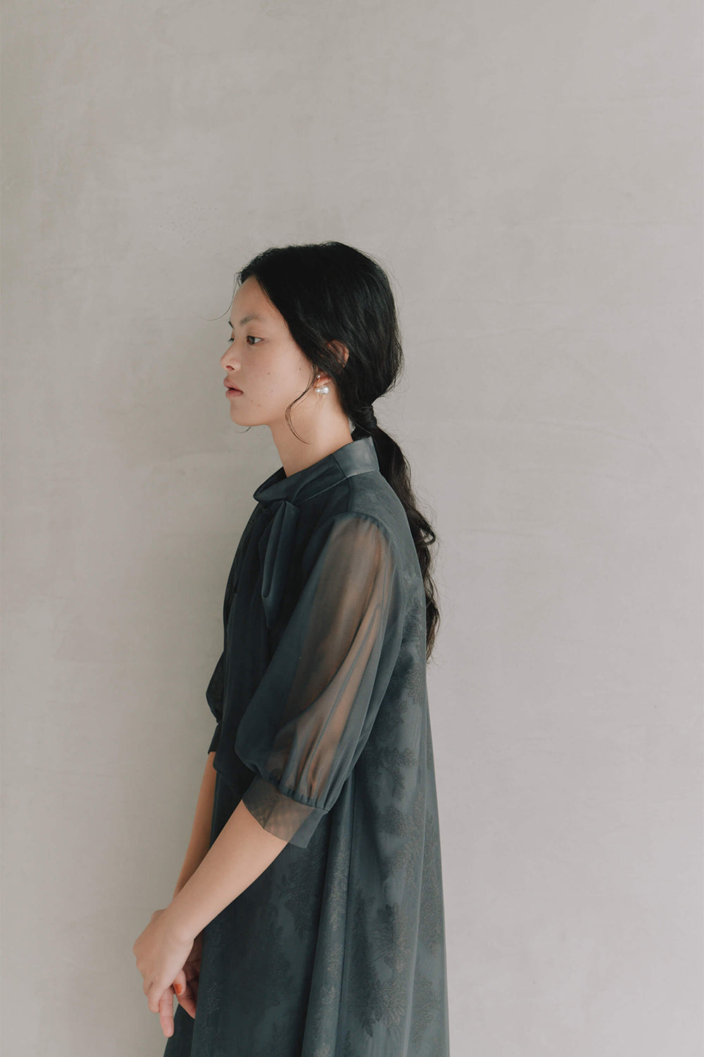 kaene公式オンラインストア チュールレースAラインドレス / 101099