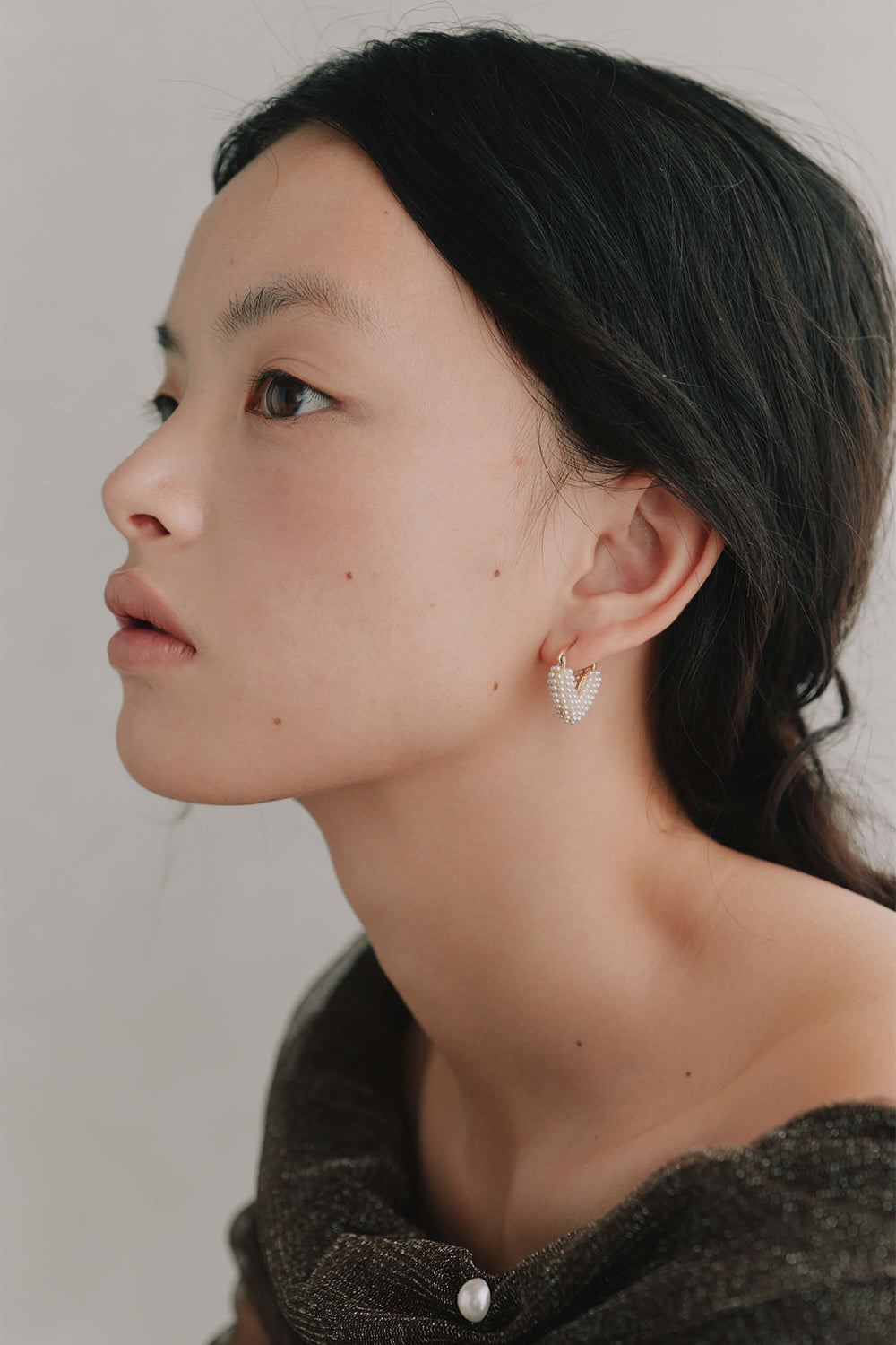 kaene公式オンラインストア ミニパールハートピアス / 031887 結婚式