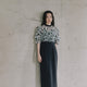 kaene 刺繍レースコンビネーションドレス / 101102 | モデル身長164cm 着用サイM