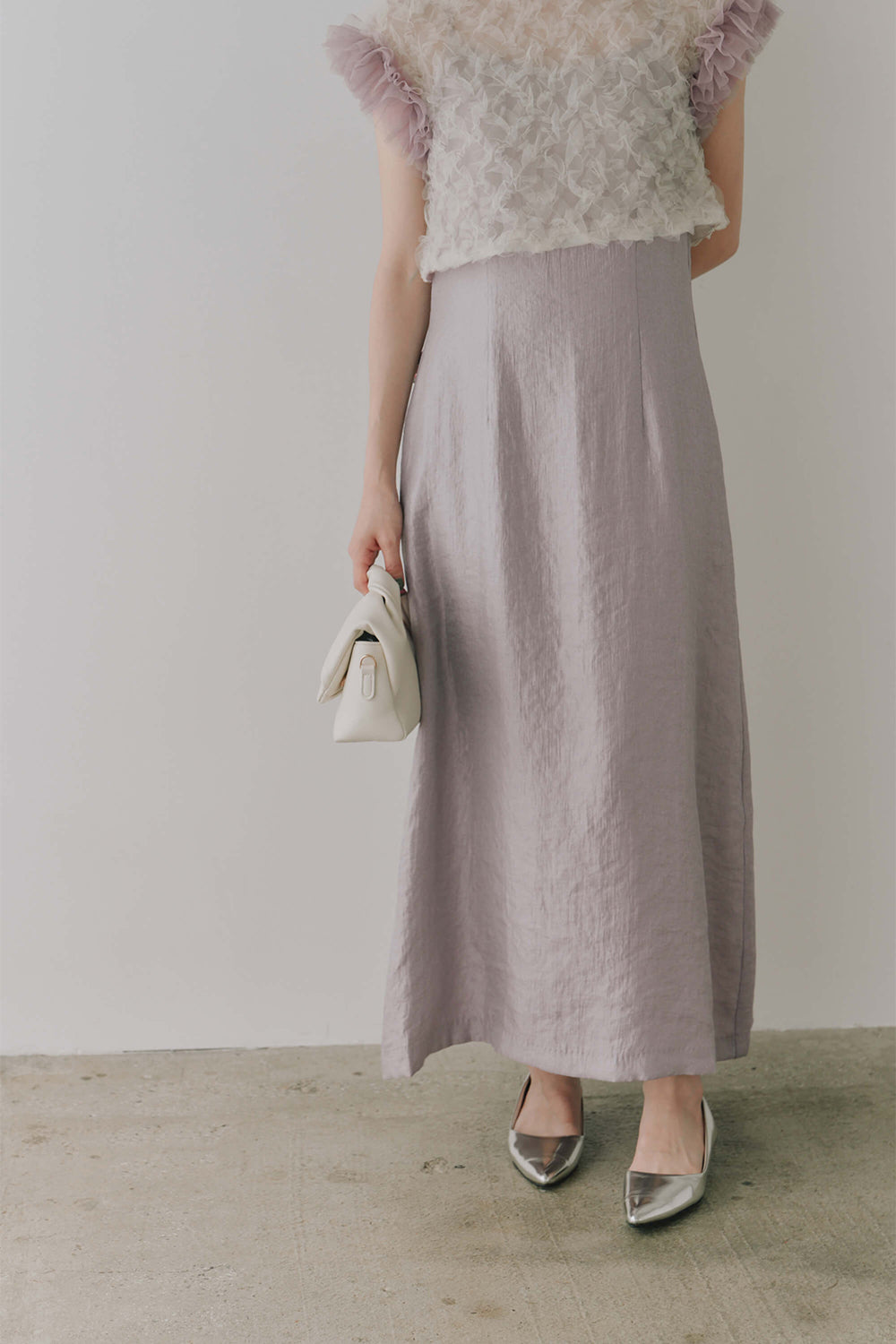 kaene ボリュームブラウスセットドレス ベージュ ボリュームブラウスセットドレス【結婚式 二次会 同窓会 成人式