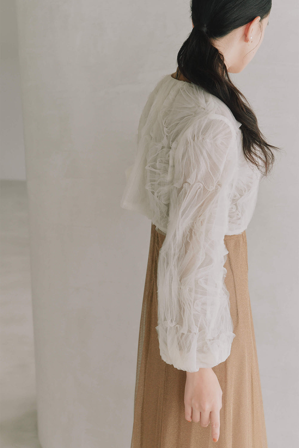 チュールエンブロイダリーボレロ / 005348