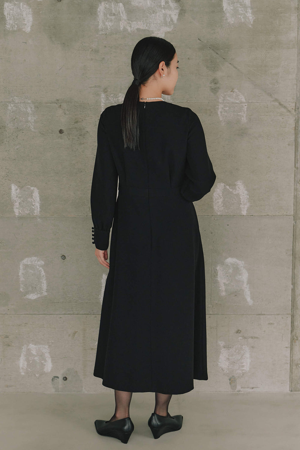 kaene公式オンラインストア シンプルロングスリーブ / 100610 ブラック