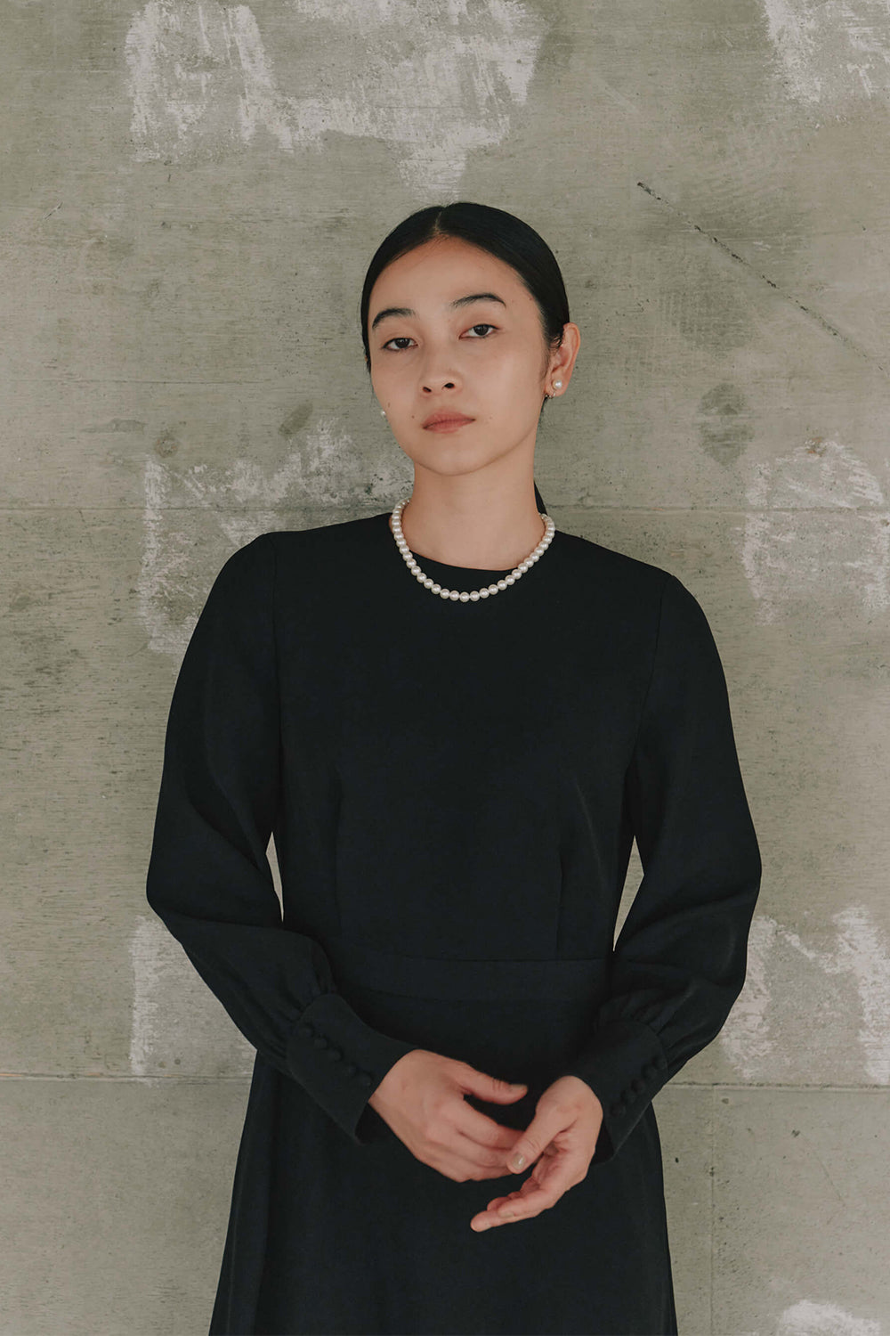 kaene公式オンラインストア シンプルロングスリーブ / 100610 ブラック