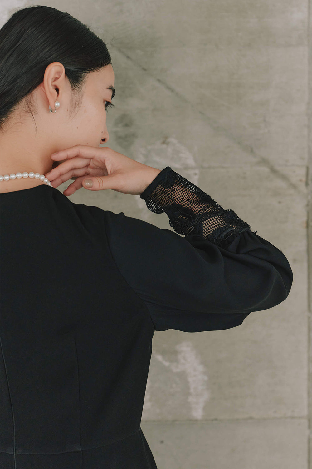 kaene公式オンラインストア エンブロイダリースリーブドレス / 100905