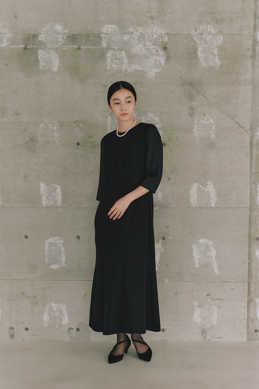 kaene フォーマルセットドレス / 002143 | モデル身長162cm 着用サイズM(38)