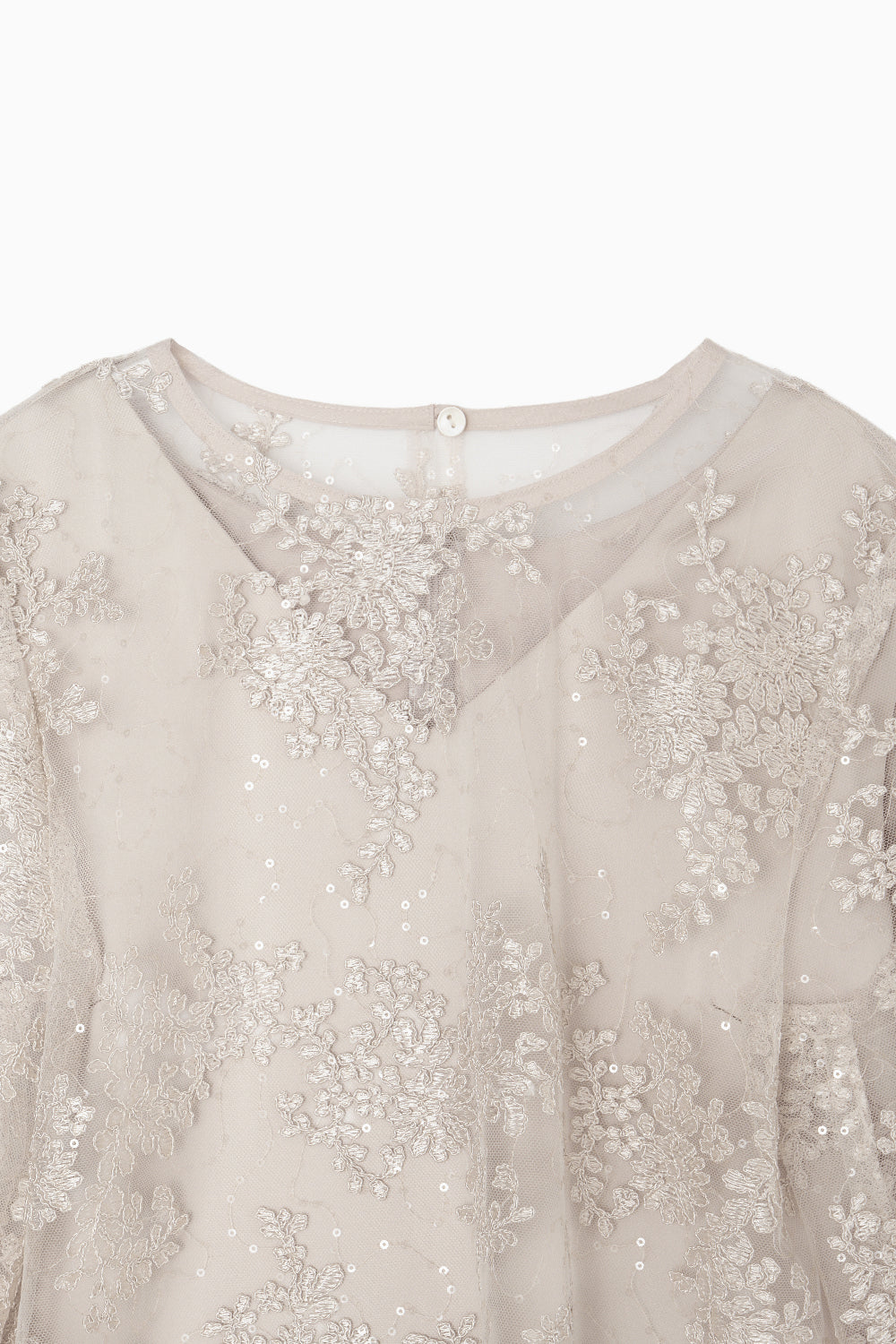 kaene シャイニーレースレイヤードドレス / 101117