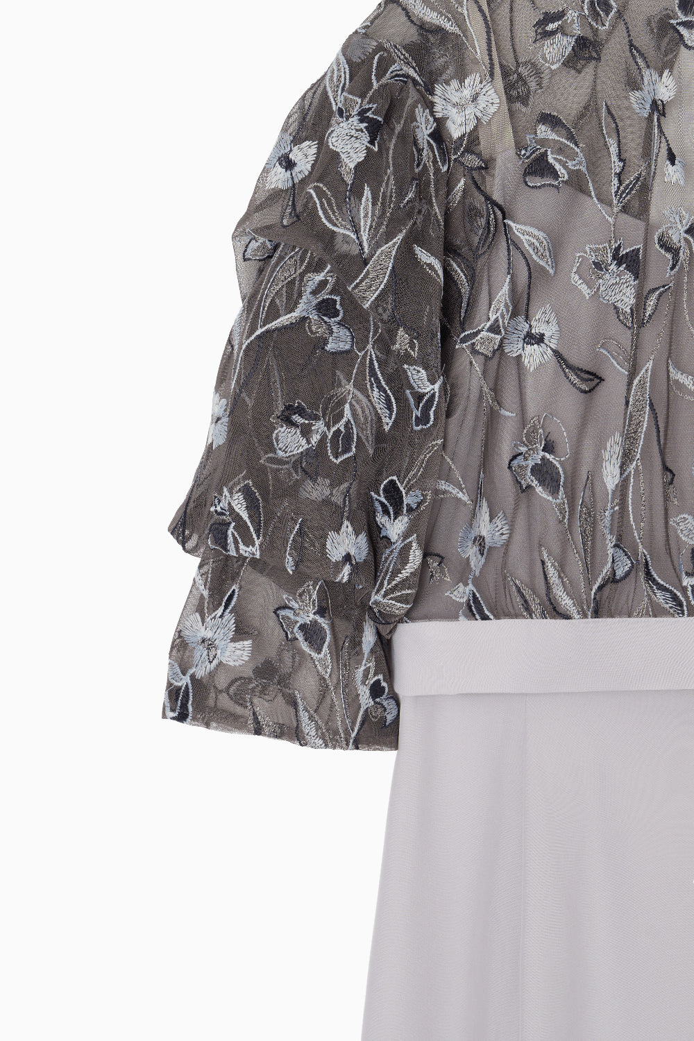 kaene 刺繍レースコンビネーションドレス / 101102