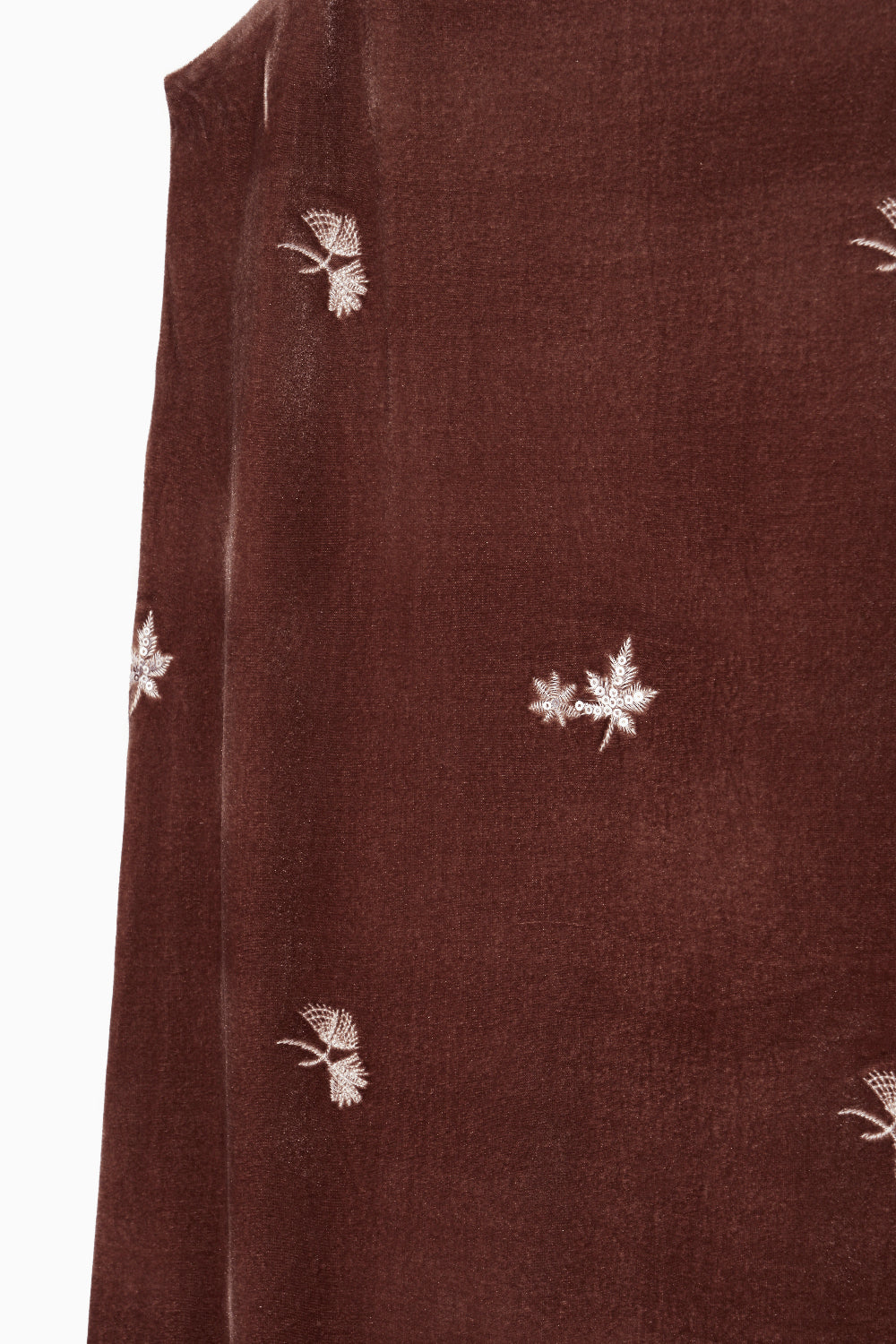 kaene 刺繍ベロアチュールドレス / 101130