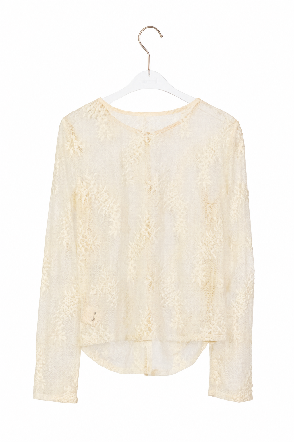 kaene  デザインレースブラウス / 010500 ブラウス ivory | ivory ※back