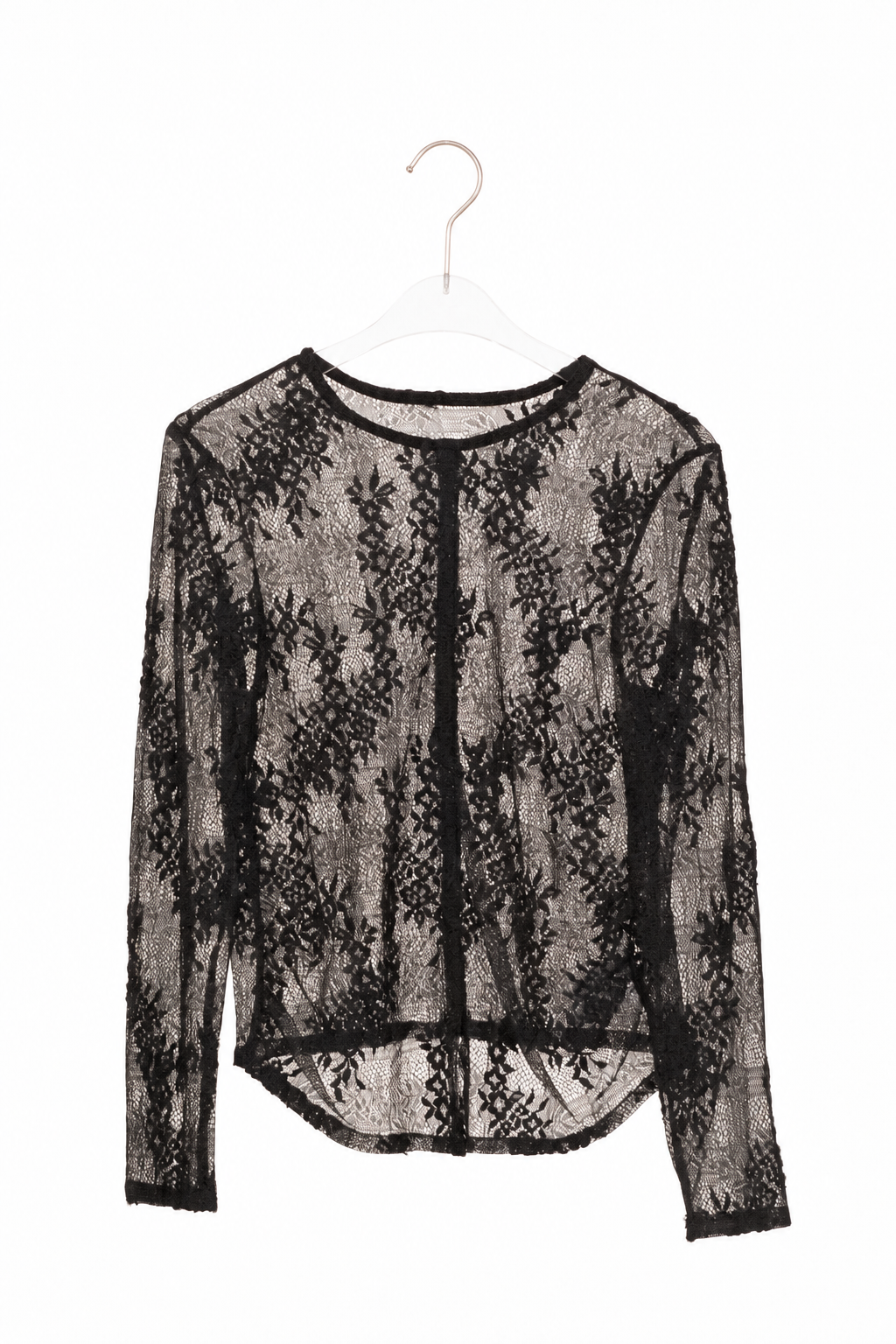 kaene  デザインレースブラウス / 010500 ブラウス beige | black ※front