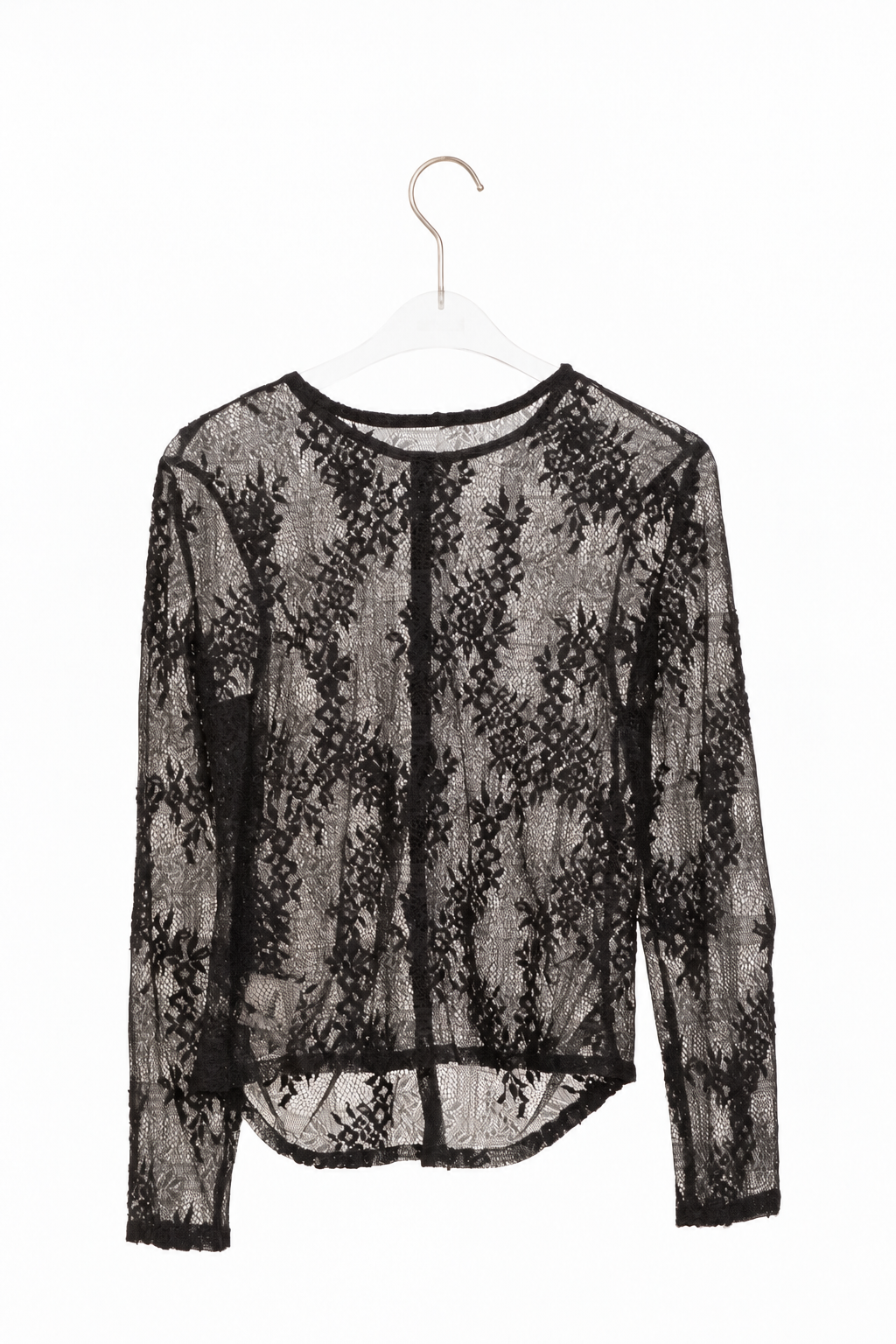 kaene  デザインレースブラウス / 010500 ブラウス beige | black ※back