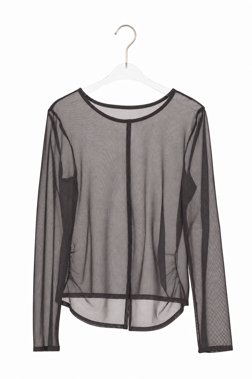 kaene  デザインチュールブラウス / 010501 ブラウス charcoal | front
