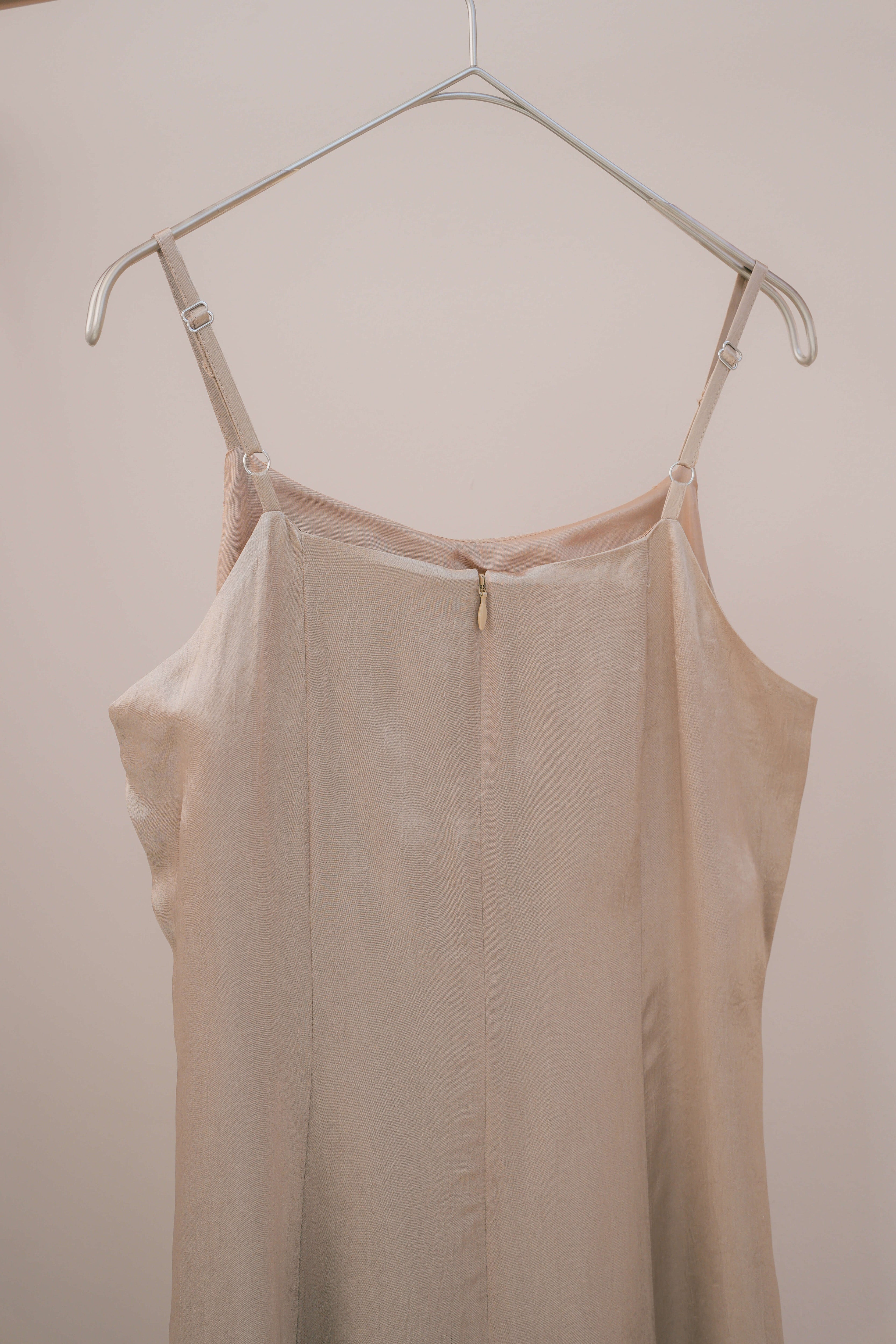 kaene シャーリングシフォンブラウスセットドレス / 101129 結婚式用ドレス beige