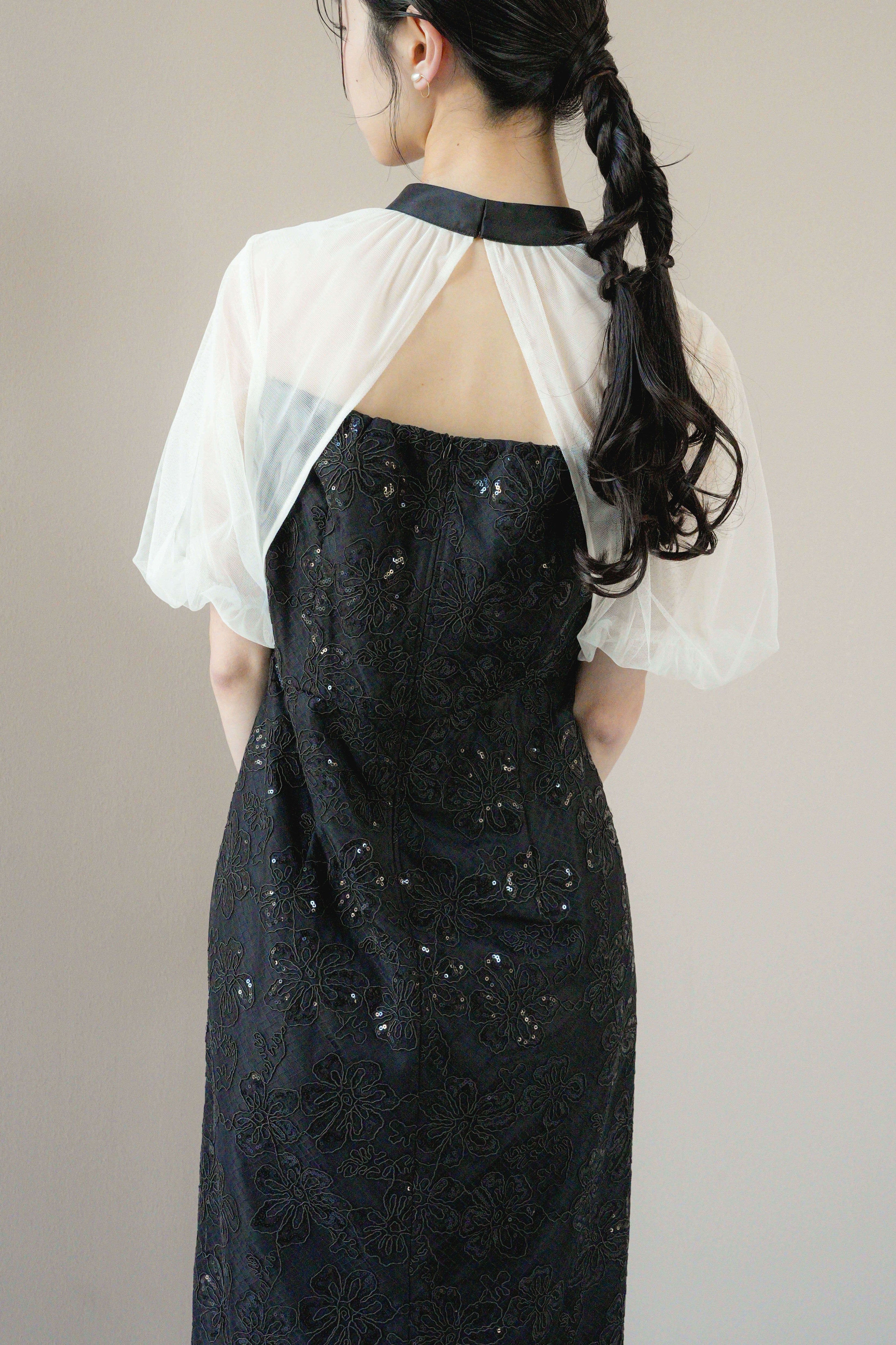 kaene バックデザインスパンコールドレス / 101161 結婚式パーティー