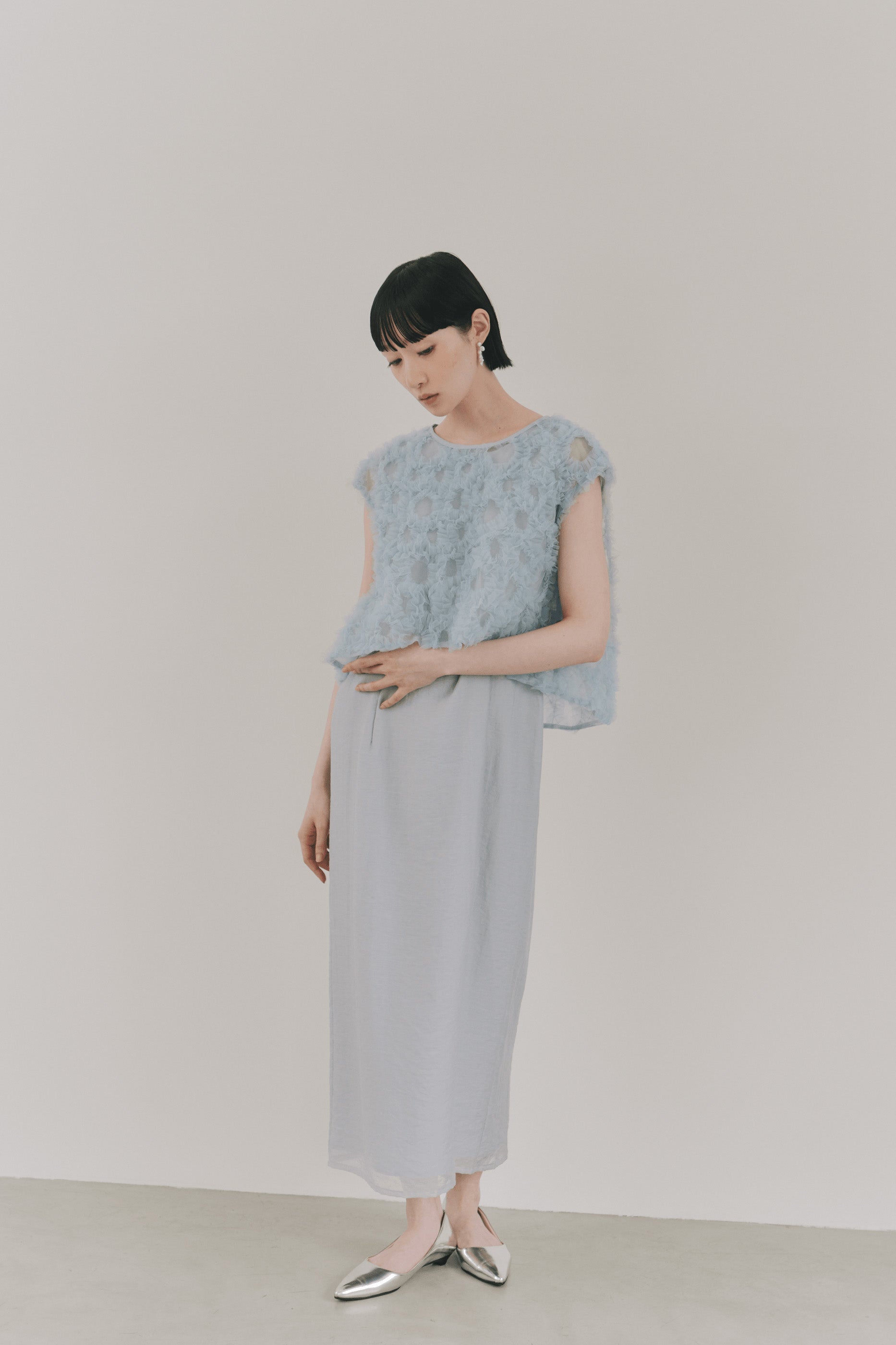 kaene フラッフィーフラワーコンビドレス / 101173 結婚式パーティー