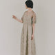 kaene  ラインフラワーランダムヘムドレス / 101189 結婚式用ドレス beige | モデル身長161cm　着用サイズS(36)  ※beige着用