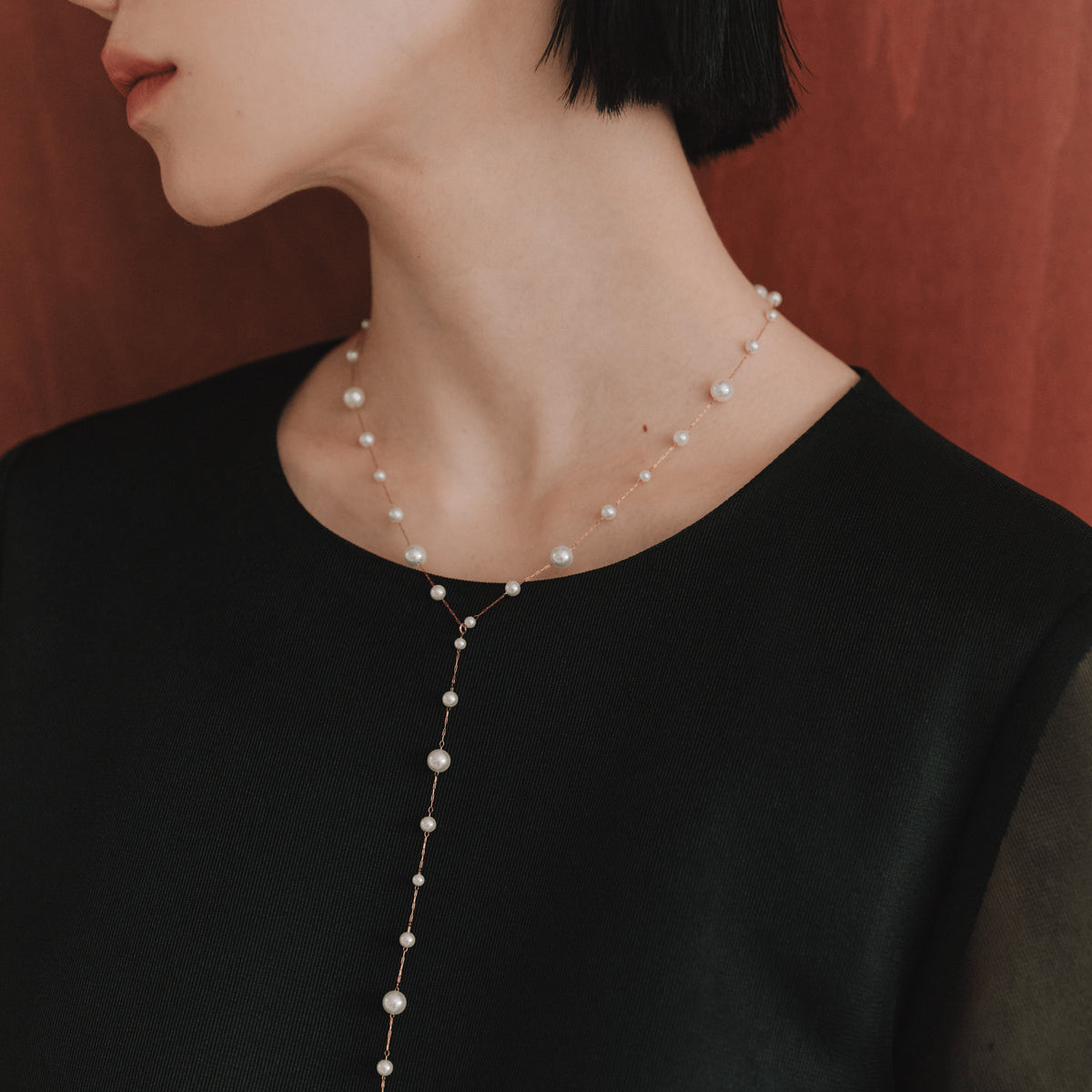 kaene フローパールロングネックレス / 032019 結婚式パーティー 