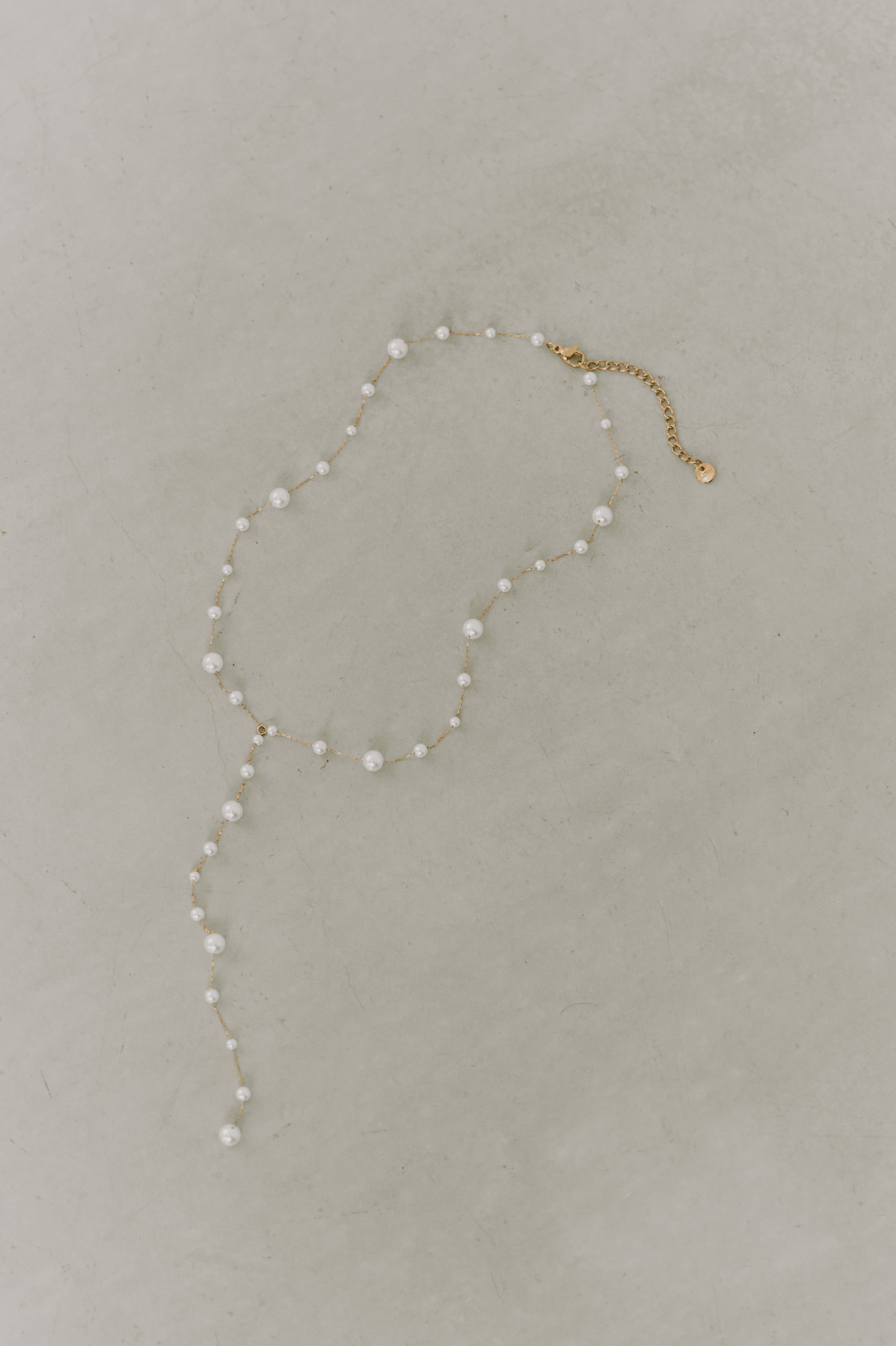 kaene フローパールロングネックレス / 032019 gold 結婚式用ネックレス | gold